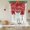 Red, variant on Black Christmas Balloon Curtains for Windows, Bedroom Curtains 54 Inch Length, Xmas Snowman Santa Elk Winter Snowflake Tie Up Curtains Panels Thermal Insulated Bathroom Curtains Window 42"x54"
