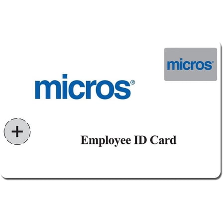 Micros Employee ID Cards - 50 pack