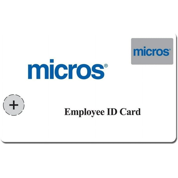 Micros Employee ID Cards - 50 pack