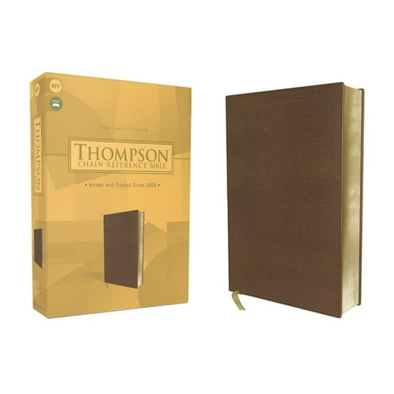 Pre-Owned Kjv, Thompson Chain-Reference Bible, Leathersoft, Brown, Red Letter (Unknown) 0310459931 9780310459934