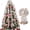 Champagne, variant on LoomJoyz 11 Inch Red Glitter Christmas Tree Topper Bow - 3 Yards Ribbon Streamer Tails Holiday Decor