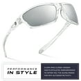 thumbnail image 5 of Polarized Wrap Around Sports Sunglasses for Men Women Driving Fishing Running Cycling Sun Glasses, 5 of 6