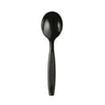 thumbnail image 3 of Dixie SH53C7 Individually Wrapped Heavyweight Polystyrene Soup Spoons - Black (1000/Carton), 3 of 5