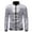 Silver, variant on Fesfesfes Men Casual Blouse Solid Standing Collar Long Sleeve Shirt Sequin Dance Shirt Zipper Jacket Under $10
