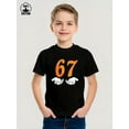 thumbnail image 2 of MAWOTEA Gen Z Six Seven 67 Funny Number Meme T-Shirt,Christmas Gift for Kids, 2 of 5