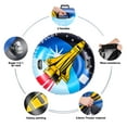 thumbnail image 3 of 47-Inch  Rocket Type  Winter Snow Tube for Sledding Heavy Duty, Inflatable Sled for Kids and Adults, Great for Winter Outdoor Sports, 3 of 7