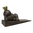 thumbnail image 4 of Rustic Vintage Cast Iron Frog King With Crown Decorative Door Wedge Stopper, 4 of 9