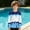 Dark Blue, variant on RTKFRFLM Boys Long Sleeve Rash Guard Ice Cream Print UV Sun Protection Swim Shirt 4th of July Patriotic Independence Day Swimwear Top