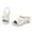 2White, variant on Mostsola Women's Sandals Wedge Heel Open Toe Slides Lightweight Hollow Out Slip on Beach Shoes