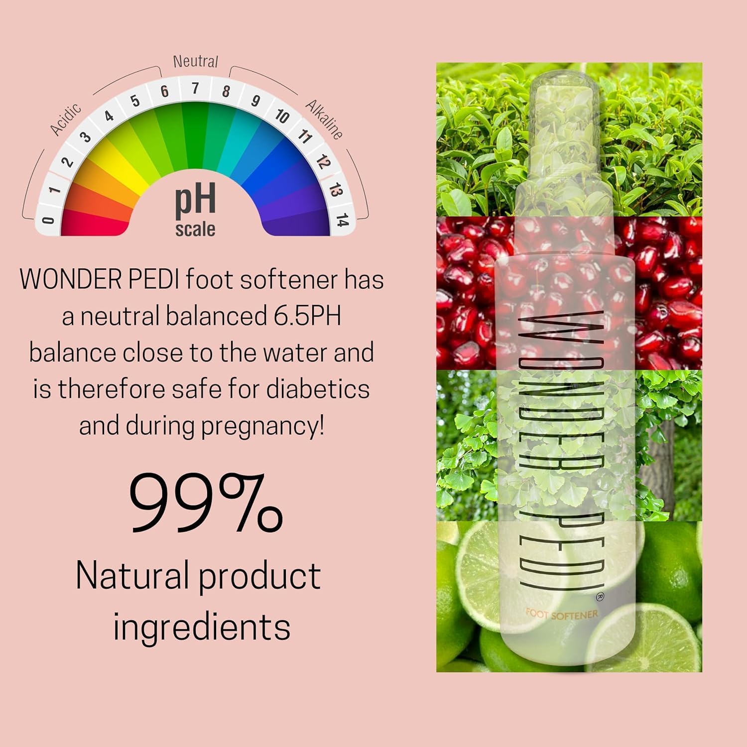 Wonder Pedi Instant Soft Foot Callus Remover Feet Softener Spray Professional Spa Quality