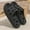 Black, variant on Dark Gray EVA Slides - Perforated Bear Cutout Non-Slip Quick-Drying Unisex Pool & Shower Slides ,Size 44