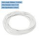 thumbnail image 2 of Cable de alta temperatura de 5 metros/16.4 pies, 20AWG, cable de mica flexible, cable aislado de alta temperatura blanco, 2 of 5