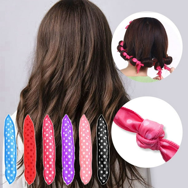 Cheers US 6Pcs/Set Hair Soft Overnight Hair Rollers Heatless Sleep In Hair  Curlers For Thick Hair Large Cloth Pillow Hair Roller For Long Hair Curlers  Sponge Foam 