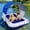 Blue, variant on Dog Pool Float with Canopy 57'' x 30'' Inflatable Dog Water Raft for Lake Pet Swimming Float Lounger with Shade for Small Medium Large Dogs Pet Pool Accessories (Blue)