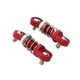 thumbnail image 2 of Vogacara Paquete de 2 amortiguadores 1:28 Control remoto oruga coche simulación amortiguador modificación reparación piezas reemplazo para MINI-Q9 Kits de construcción modelo Rojo Vogacara FN011030-02, 2 of 6