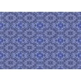 thumbnail image 1 of Ahgly Company Indoor Rectangle Patterned Denim Blue Area Rugs, 8' x 12', 1 of 6