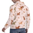 thumbnail image 6 of Fotbe Men's Hoodie with Star Cute Dog Pattern - Kangaroo Pocket Pullover Hooded Sweatshirt, Perfect for Daily Wear, Travel, and Home-X-Large, 6 of 7
