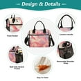 thumbnail image 3 of Pink Sky Flamingo Cooler Bag Lunch Bag Soft Cooler Cooling Tote Insulated Lunch Box for Adult Men Women, 3 of 6