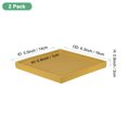 thumbnail image 2 of Uxcell 2-Pack Platillo de Cerámica para Plantas, 6.3 Pulgadas Bandeja Captadora de Agua, Platillos para Macetas de Plantas de Interior [Cuadrado Amarillo], 2 of 7