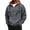 Dark Gray#30811FF, variant on Hearthz Quarter Zip Mens Flannel Hoodie Cargo Mens Sweatshirt Hoodie Fall Winter Warm Mens Fleece Sweatshirt with Pocket Black XXL