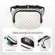 thumbnail image 5 of Fotbe Anchors Cangurera Cuadrada con Estampado de Doble Capa, Bolsa de Cintura Ajustable Mini para Hombres y Mujeres, 5 of 9
