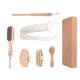thumbnail image 2 of Juego de cepillos de baño corporal, cepillo de baño, juego de cepillos secos, Material de piedra para pies de pulido de Spa, Color Natural JAMW Sencillez, 2 of 5