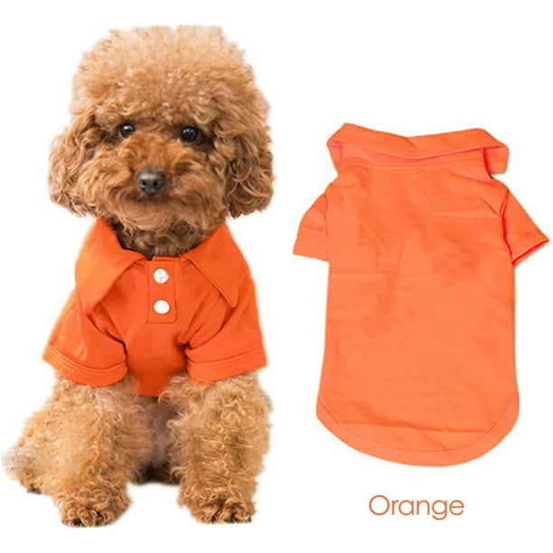 Chlua 4 Pack Dog Shirts Pet Puppy T Shirt Clothes Outfit Apparel Coats Tops Other