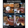 thumbnail image 5 of Woeilo for Insinkerator Garbage Disposal EZ Plug Power Cord- 4ft.EZ Connect Plug-in Cable for Power Series & Advanced Series Disposers, fits Evolution 1300 / Pro 750 Models (Model CRD-EZ, Black), 5 of 5