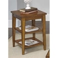 thumbnail image 3 of Lake House Medium Brown Tiered Table, 3 of 6