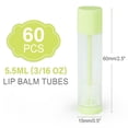thumbnail image 3 of LotFancy Lip Balm Tubes Empty, 60Pcs 5.5ml (3/16 oz) Clear Plastic Lip Balm Container Tubes, 3 of 6