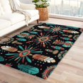 thumbnail image 1 of Plume Rug 2x3 Area Rugs Arrow Rugs for Entryway, Boho Carpet for Bedroom Living Room, Machine Washable Non-Slip Indoor Door Mat, Soft Low Pile Area Rug, Small Decorative Rug W&I52, 1 of 7