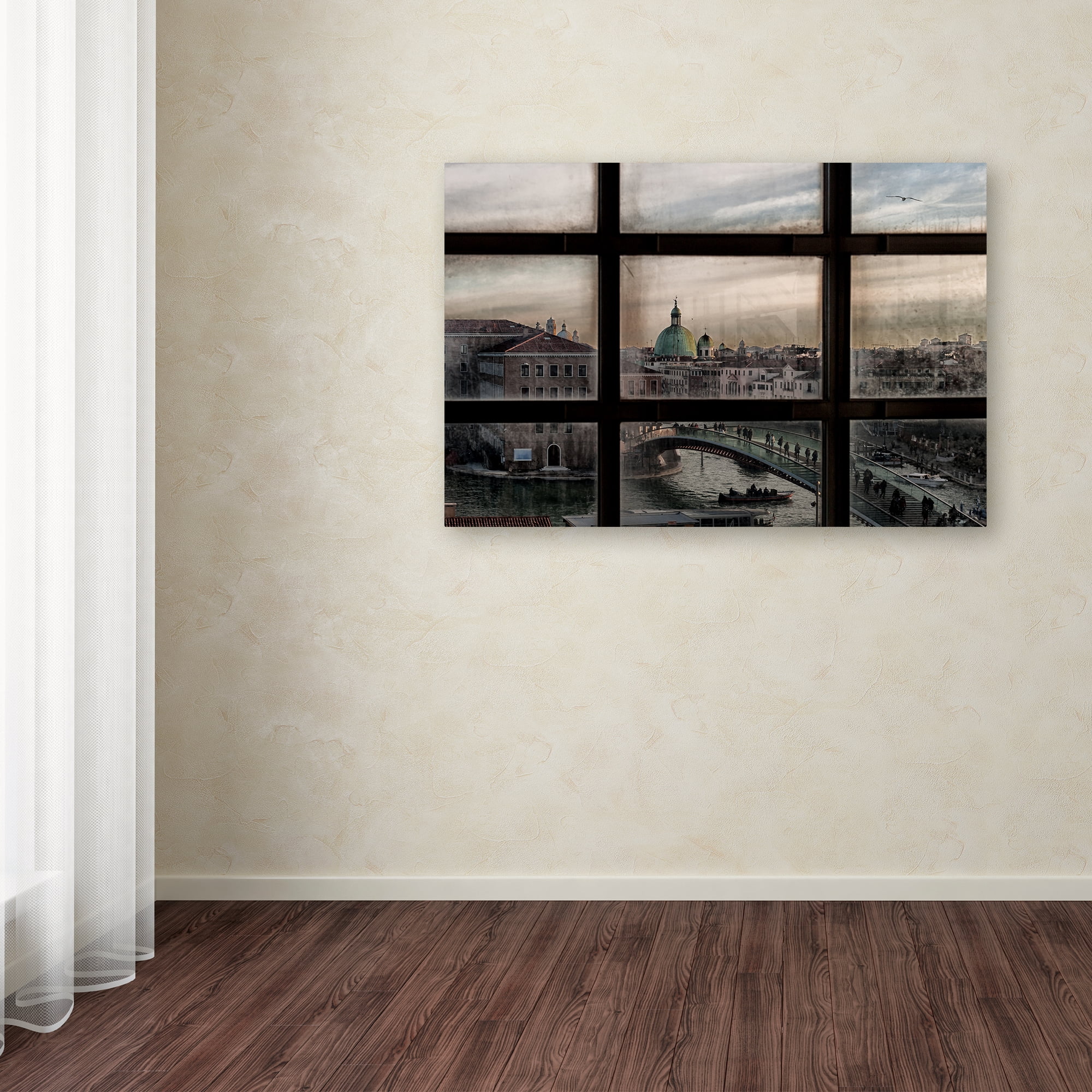 Trademark Fine Art 'Venice Window' Canvas Art by Roberto Marini