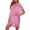 Pink, variant on Sinhoon 2022 Casual Summer Swimsuit Cover Up for Women Loose Beach Bikini Loose Dress
