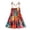 Watermelon Red, variant on Toddler Girls' Dresses Ruched Strap Floral Princess Kid Clothes Skirt Flower Girl Dress