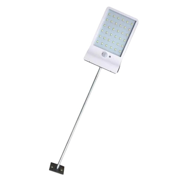 Luces de Sendero con Varilla Decorativas LED Lámpara Solar para Jardín Operación de 3 Modos Ahorro de Energía Blanco con poste Baoblaze Luces de vía de sensor LED