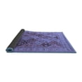 thumbnail image 2 of Ahgly Company Indoor Square Oriental Blue Industrial Area Rugs, 3' Square, 2 of 4