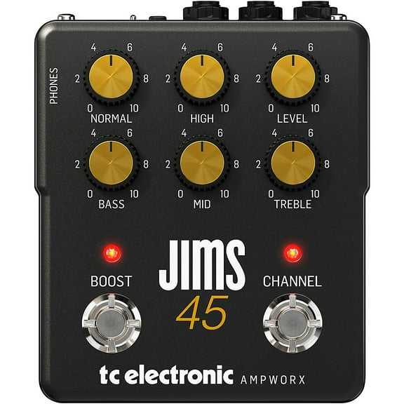 TC Electronic Ampworx JIMS 45 Preamp Pedal Black