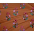 thumbnail image 4 of oneOone Polyester Lycra Fabric Leaves & Floral Block Printed Craft Fabric BTY 56 Inch Wide, 4 of 4