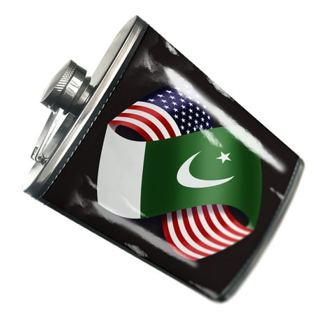 

NEONBLOND Flask Friendship Flags USA and Pakistan
