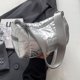 thumbnail image 5 of Bolsos cruzados para mujer Bolso informal acolchado para axilas Bolsos de mano elegantes (Plata), 5 of 8
