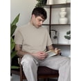 thumbnail image 2 of COOFANDY Mens Polo Shirt Casual Short Sleeve Button Collared Polo Golf Shirt Pocket Soild Cotton Tees T Shirt, 2 of 6
