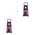 thumbnail image 4 of Inteprter Delantal de cocina para colgar en el cuello, toalla de mano, delantales de bolsillo para limpiar, accesorios de cocina impermeables negro rojo 2piezas, 4 of 6