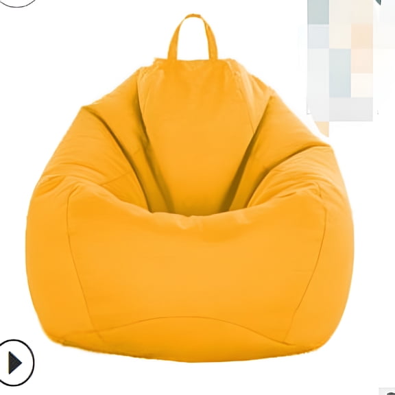 LAMIRO 1pc Classic Sofa Chairs Lazy Lounger Bean Bag Storage Chair Indoor Outdoor for Home Garden Lounge Living Room
