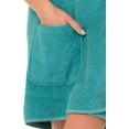 thumbnail image 4 of TowelSelections Women's Wrap Adjustable Cotton Terry Spa Shower Bath Gym Cover Up X-Large Lagoon, 4 of 4