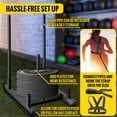 thumbnail image 4 of VEVOR Weight Sled System Push Pull Drag Power Speed Athlete Training Strength Workout, 4 of 9