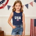 thumbnail image 4 of HBYJLZYG USA Flag Tank Top for Boys Girls, 4th of July Sleeveless Patriotic Shirt with American Flag Print, Independence Day Tee for Kids 3-15 Years, 4 of 8