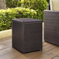 thumbnail image 2 of Crosley Furniture Palme Port Osier / Rotin Table de Fin de Patio en Brun, 2 of 8