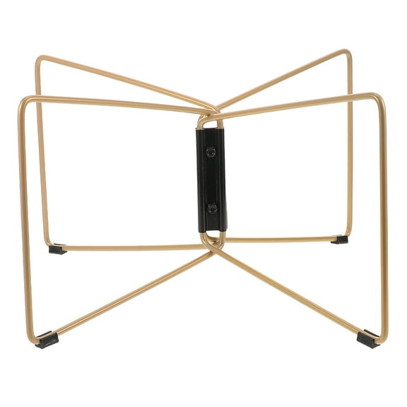 Milisten Portable Stainless Steel Cooler Stand Khaki Stable Design for Home Use