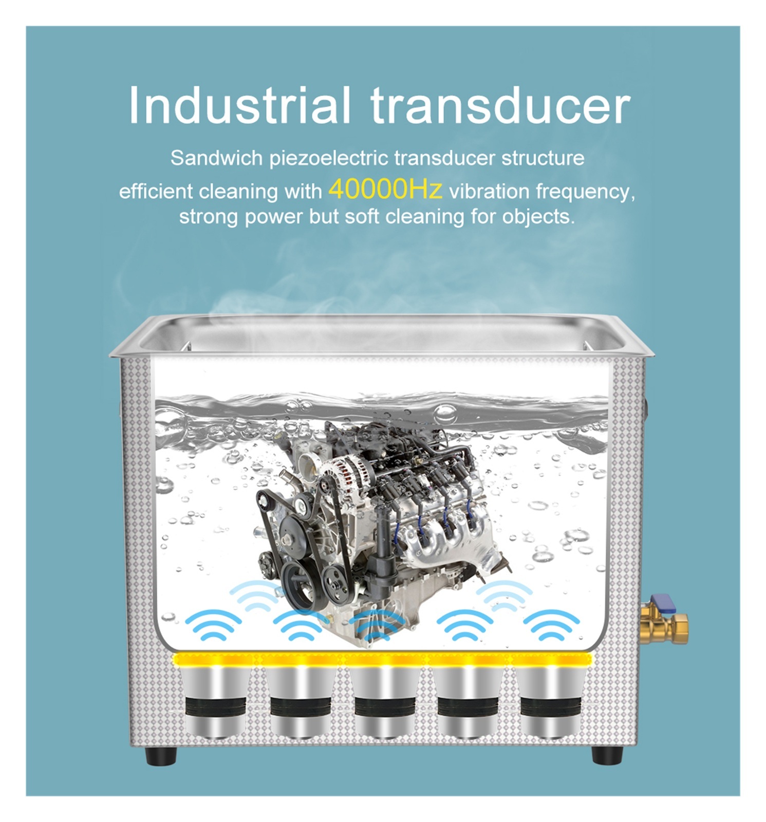 6L Ultrasonic Vinyl Cleaner Machine with Heater Timer Basket UltraSonic Ultrasound Cleaning ,Convenient to Use