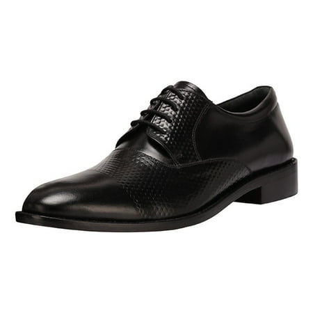 

LIBERTYZENO Mens Casual Oxford Dress Shoes Black